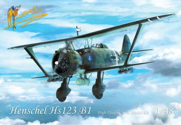 Model kit 1/48  Henschel Hs-123B-1 (GasPatch Models)