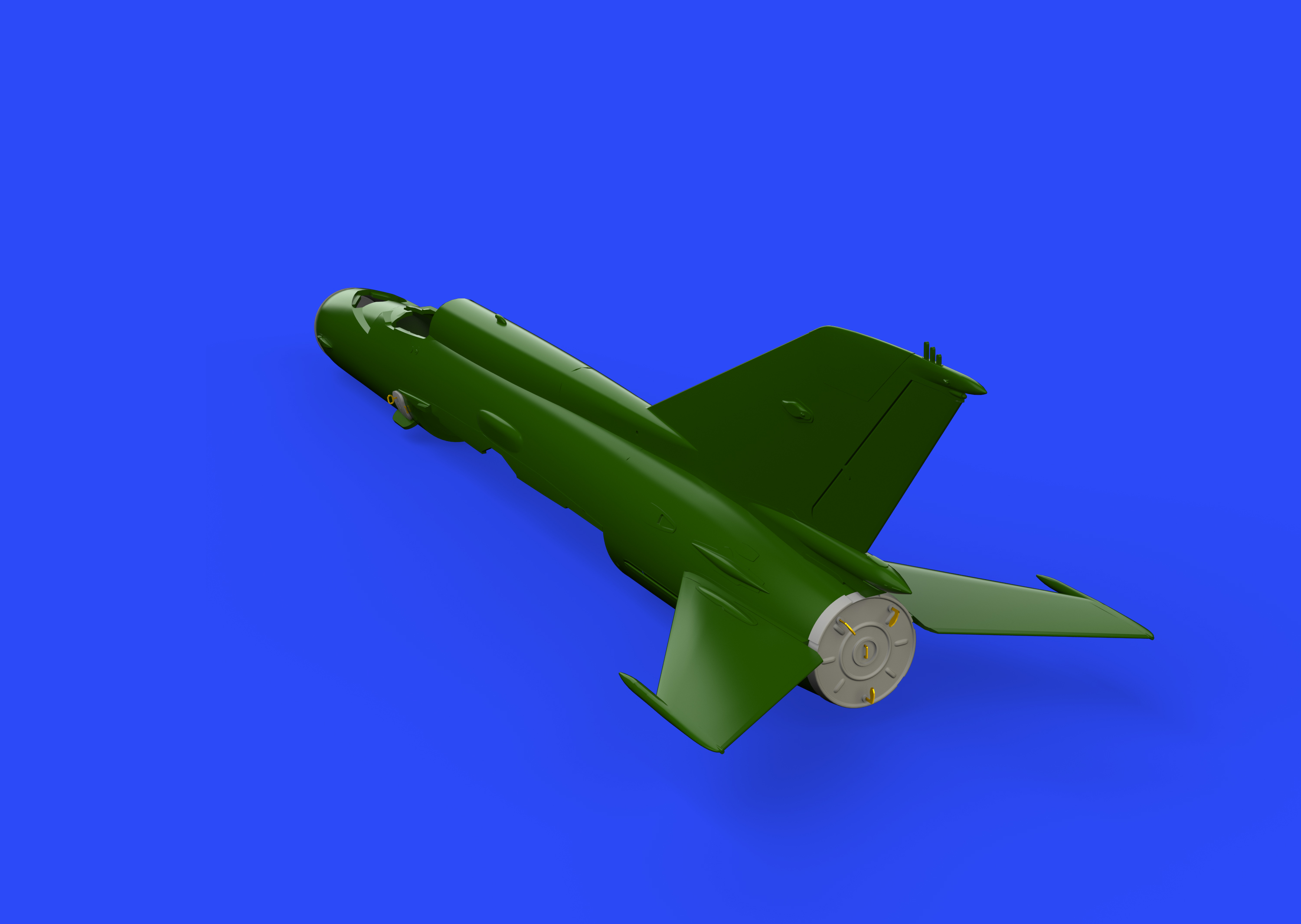 Additions (3D resin printing) 1/72 Mikoyan MiG-21MF F.O.D. (designed to be used with Eduard Kits) 