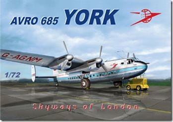 Model kit 1/72 Avro York Skyways of London (Mach 2)