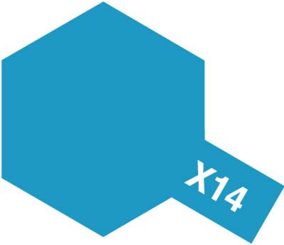 Acrylic paint Acrylic Mini X-14 Sky Blue (Tamiya) (10ml)