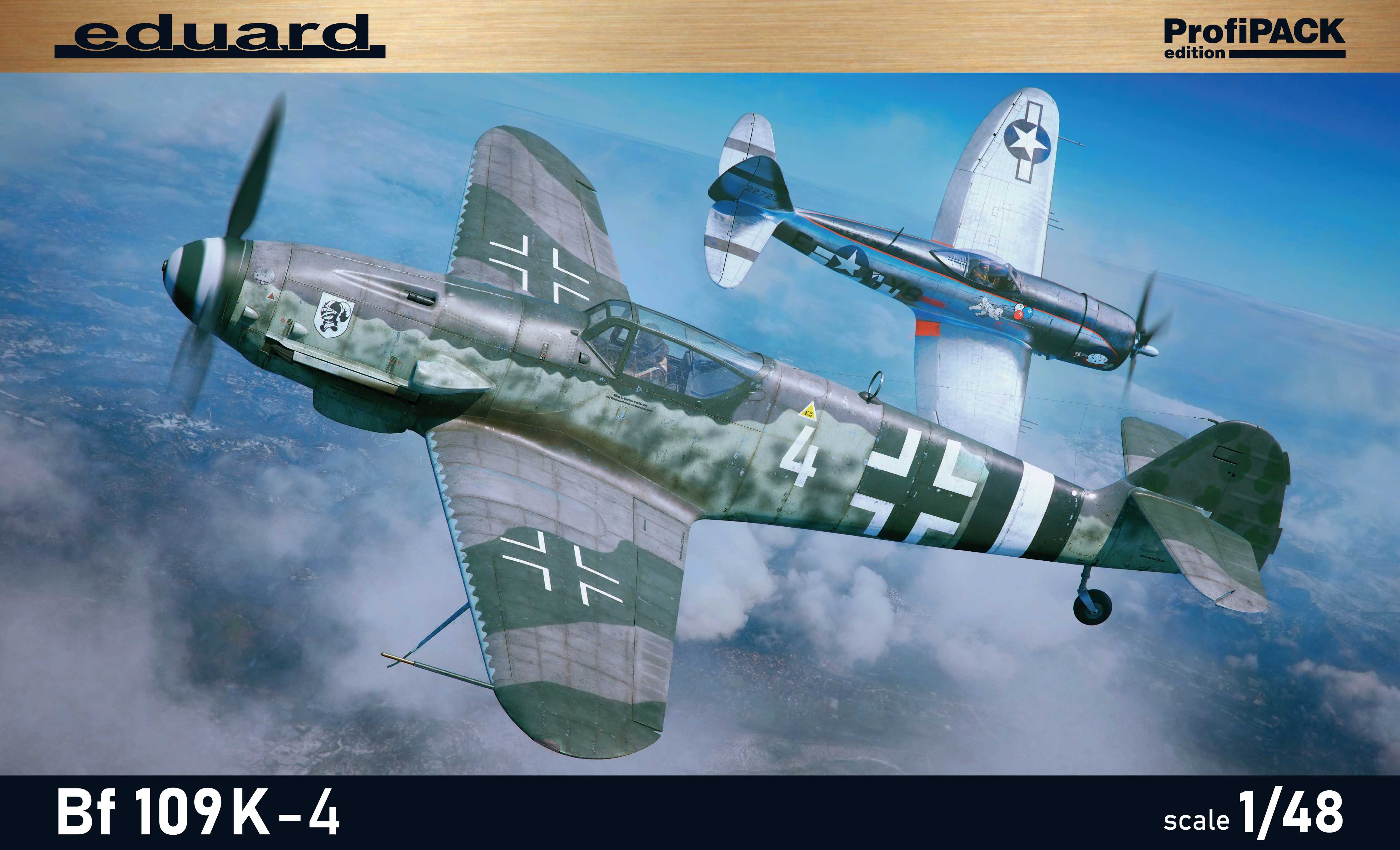 Model kit 1/48 Messerschmitt Bf-109K-4 The ProfiPACK edition (Eduard kits)