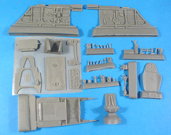Additions (3D resin printing) 1/48 LaGG-3 Serie 1-4 cockpit set (for ICM kit) (Vector) 