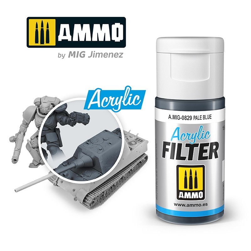 ACRYLIC FILTER Pale Blue (15mL) (Ammo Mig)