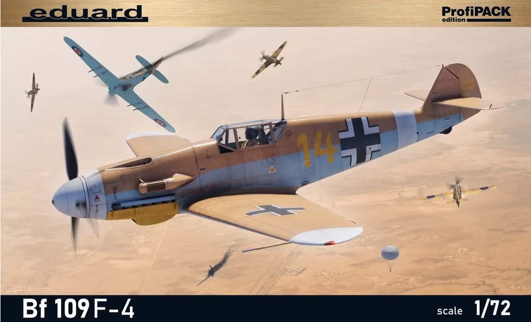 Model kit 1/72 Messerschmitt Bf-109F-4 ProfiPACK edition (Eduard kits)