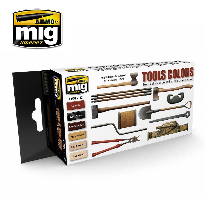 Tools Colors (Ammo Mig) (6x17ml) 