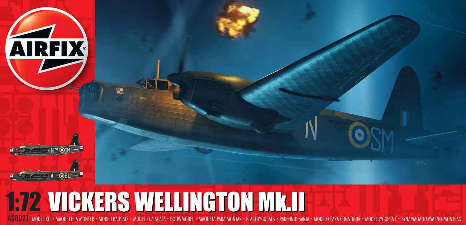 Model kit 1/72  Vickers Wellington Mk.II (Airfix)
