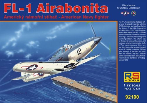 Model kit 1/72 Bell XFL-1 Airabonita (RS Models)