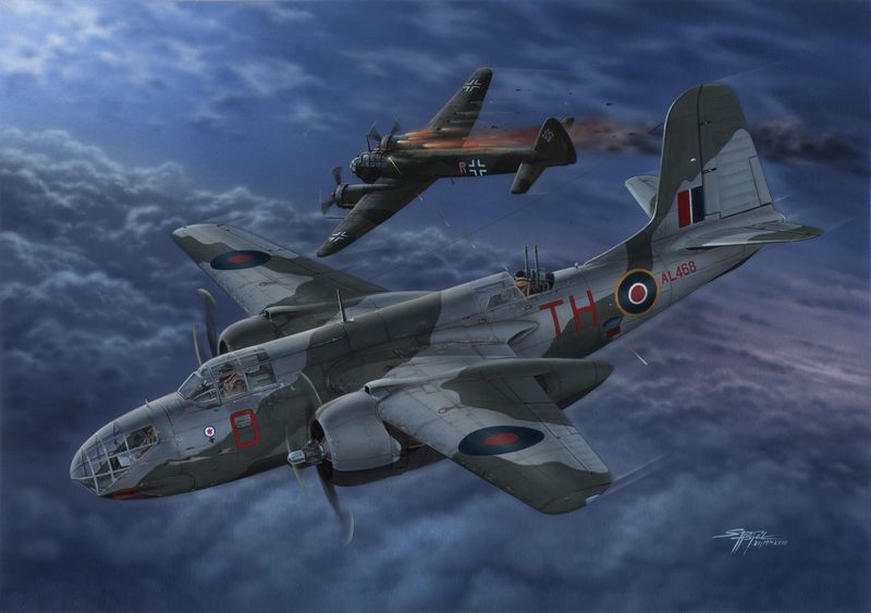 Model kit 1/72 Boston Mk.III 'Intruder' (4x camo) (Special Hobby)