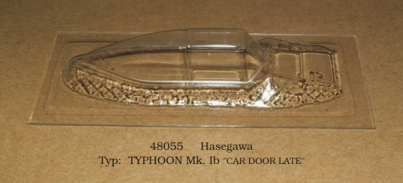 Vacu Canopy 1/48 Typhoon Mk.Ib Car Door Late (HAS) (Rob Taurus)