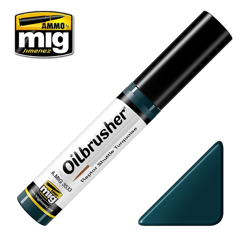 OILBRUSHER Raptor Shuttle Turquoise (10mL) (Ammo Mig)