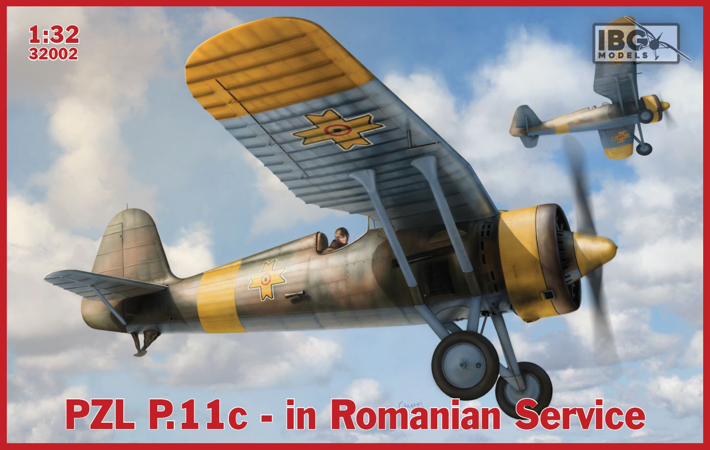 Model kit 1/32 PZL P.11c Fighter in Romanian Service (IBG Models)
