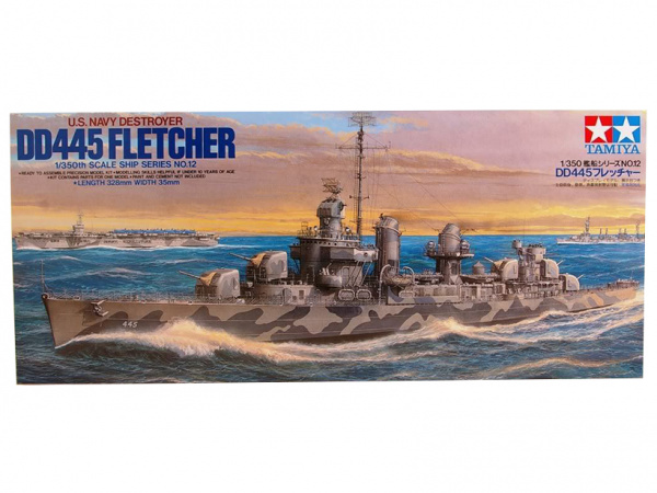 Model kit 1/350 U.S. Navy Destroyer DD445 Fletcher (Tamiya)