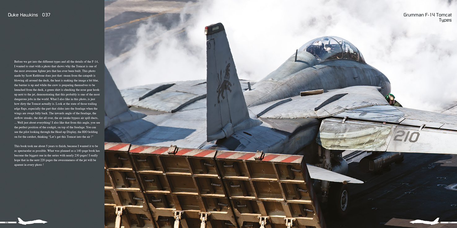 Aircraft books Duke Hawkins: Grumman F-14 Tomcat (HMH-Publications)