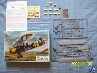 Model kit 1/72 IAR IAR-39 biplane Decals Rumania x 3 (Frrom-Azur)