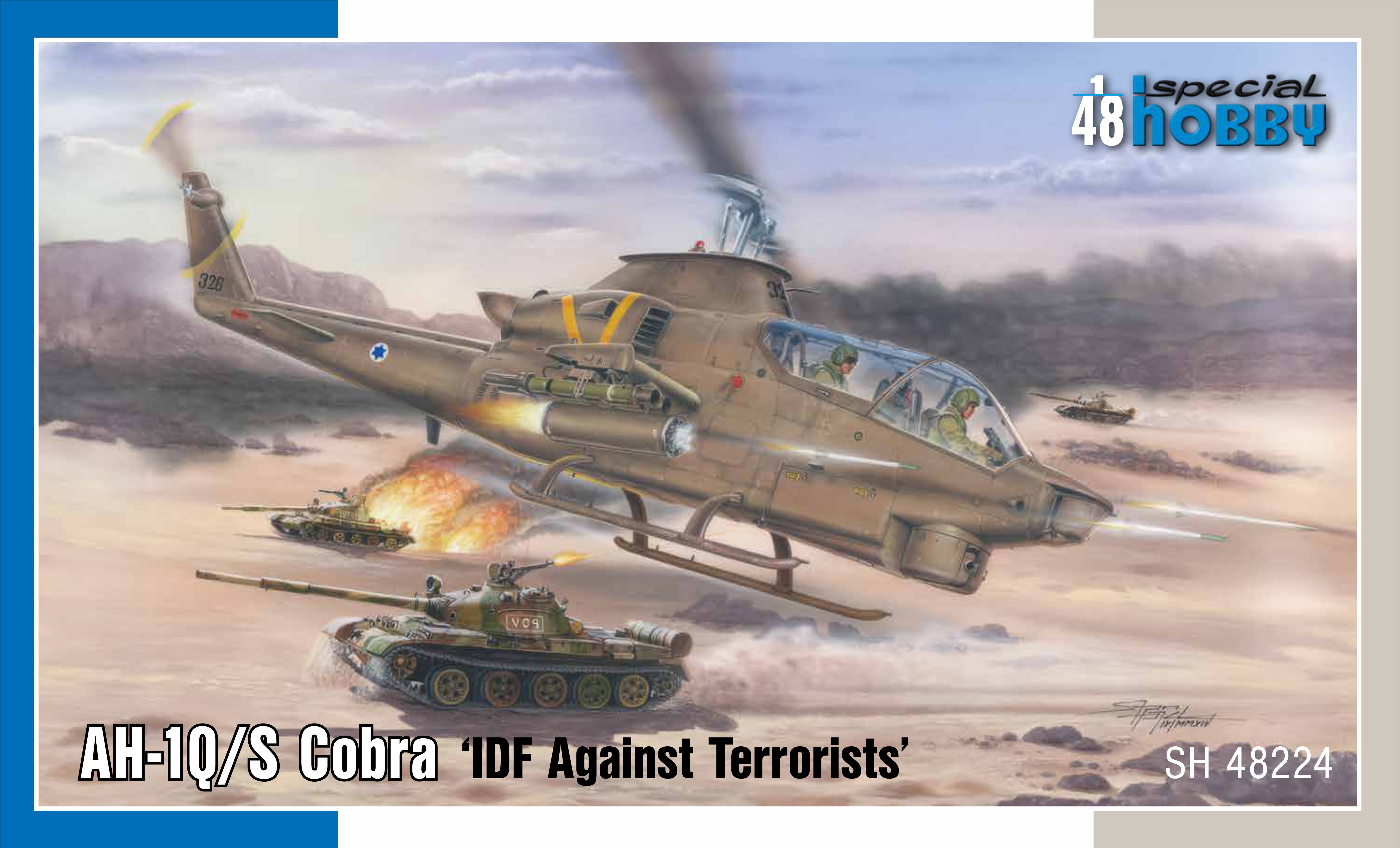 Model kit 1/48 AH-1Q/S Cobra 'IDF Against Terrorists' (Special Hobby)