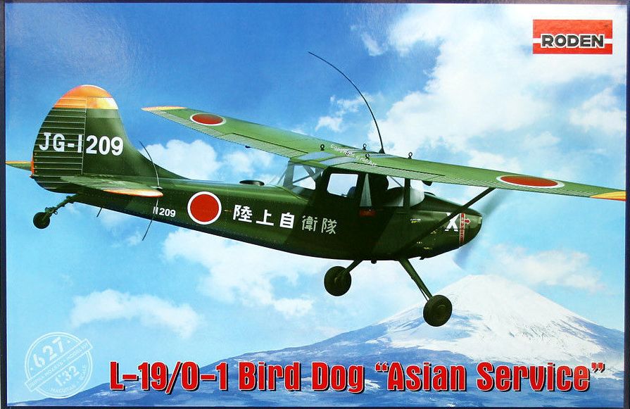 Model kit 1/32 Cessna L-19/O-1 Bird Dog Asian Service (Roden)