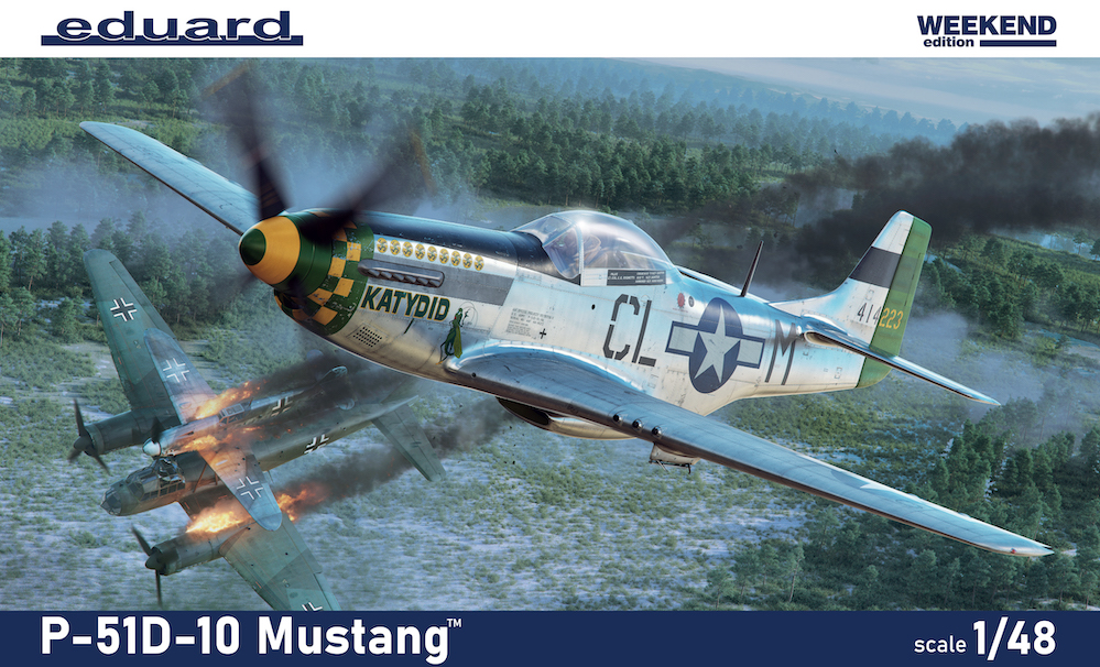 Model kit 1/48 North-American P-51D-10 Mustang Weekend edition (Eduard kits)