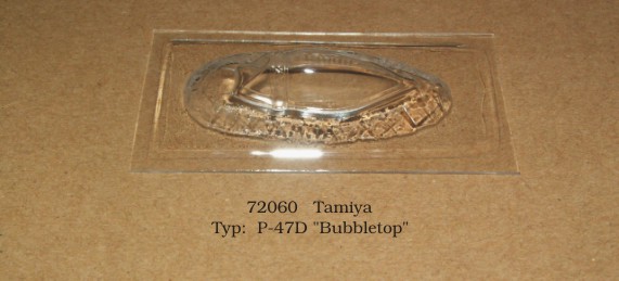 Vacu Canopy 1/72 P-47 D Bubbletop (TAM) (Rob Taurus)
