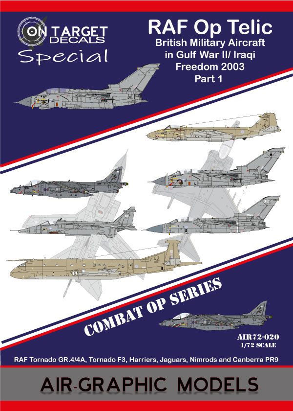 Decal 1/72 RAF Combat jets in Operation Telic 2003 (AGM)
