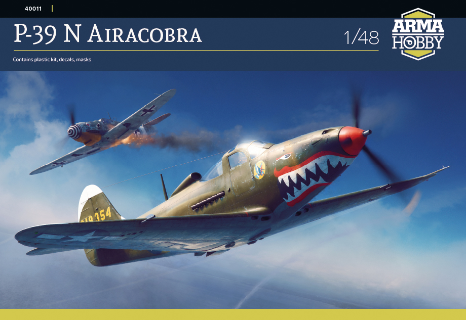 Model kit 1/48 Bell P-39N Airacobra (Arma Hobby) (damage box)