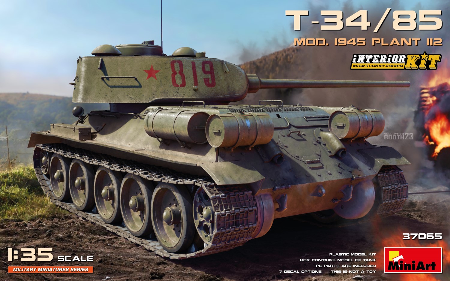 Model kit 1/35 Т-34/85 (MiniArt)