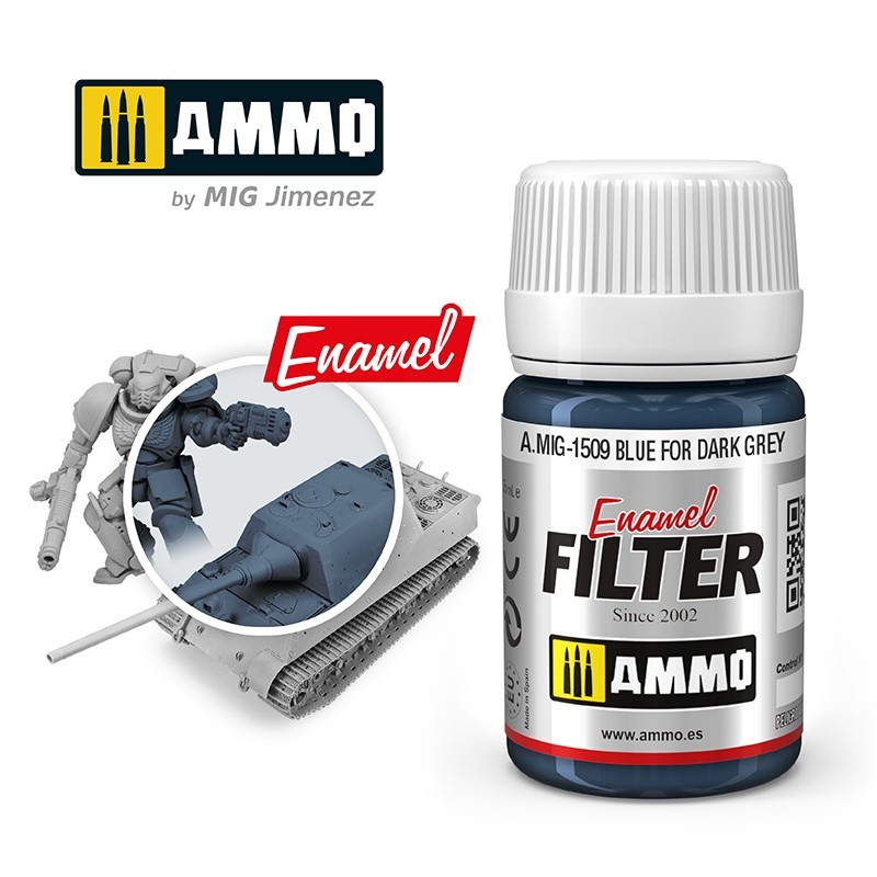 FILTER Blue for Dark Grey (35mL) (Ammo Mig)