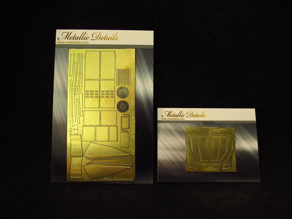 Photo Etching Kit Mikoyan MiG-25RBT/MiG-25RB/MiG-25PD/MiG-25RBF air intakes (designed to be used with ICM UA UK kits) (Metallic Details)
