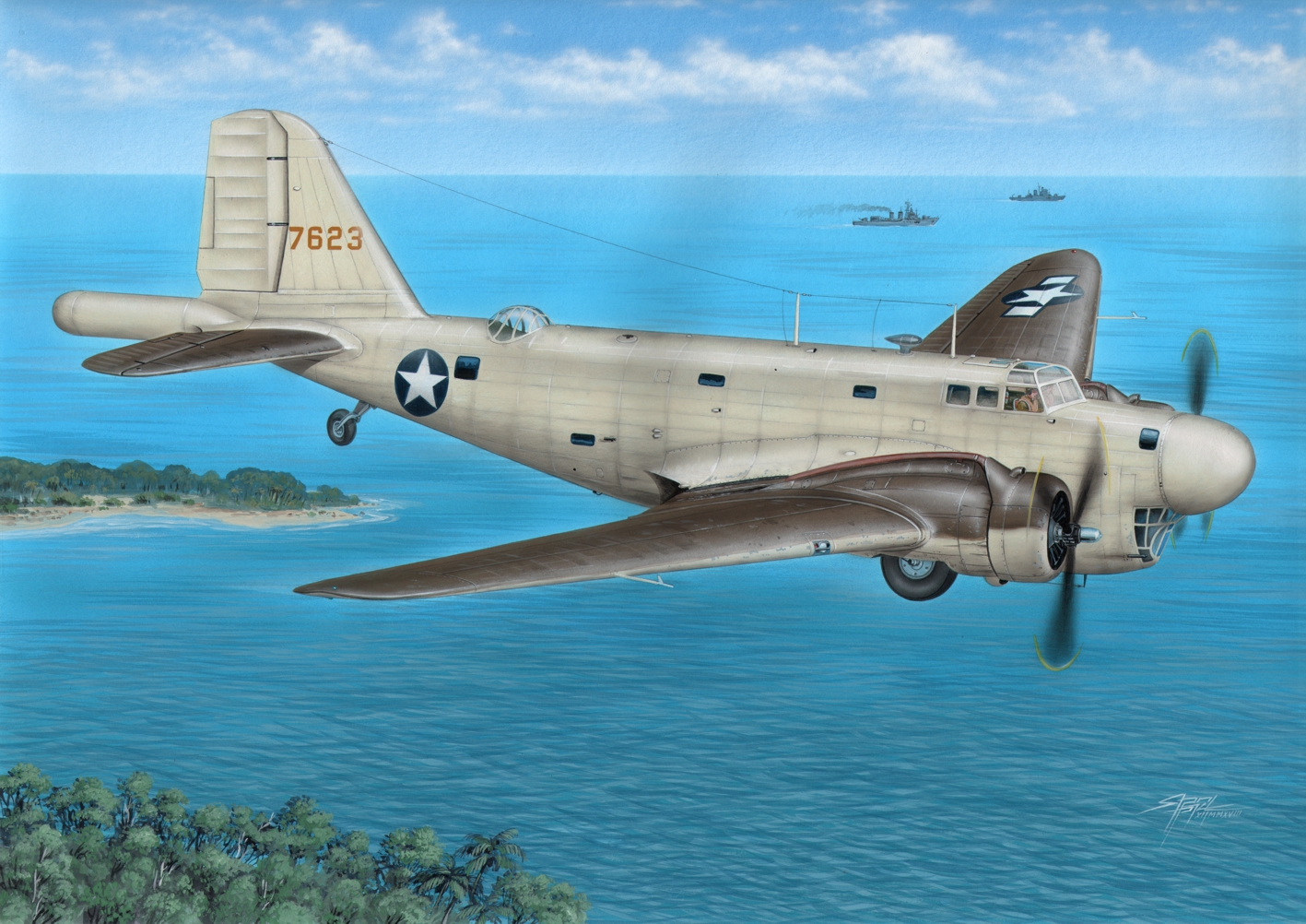 Model kit 1/72 B-18B Bolo 'ASW Version' (2x camo) (Special Hobby)