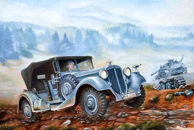 Model kit 1/35 Horch V8 Type 830R (Roden)