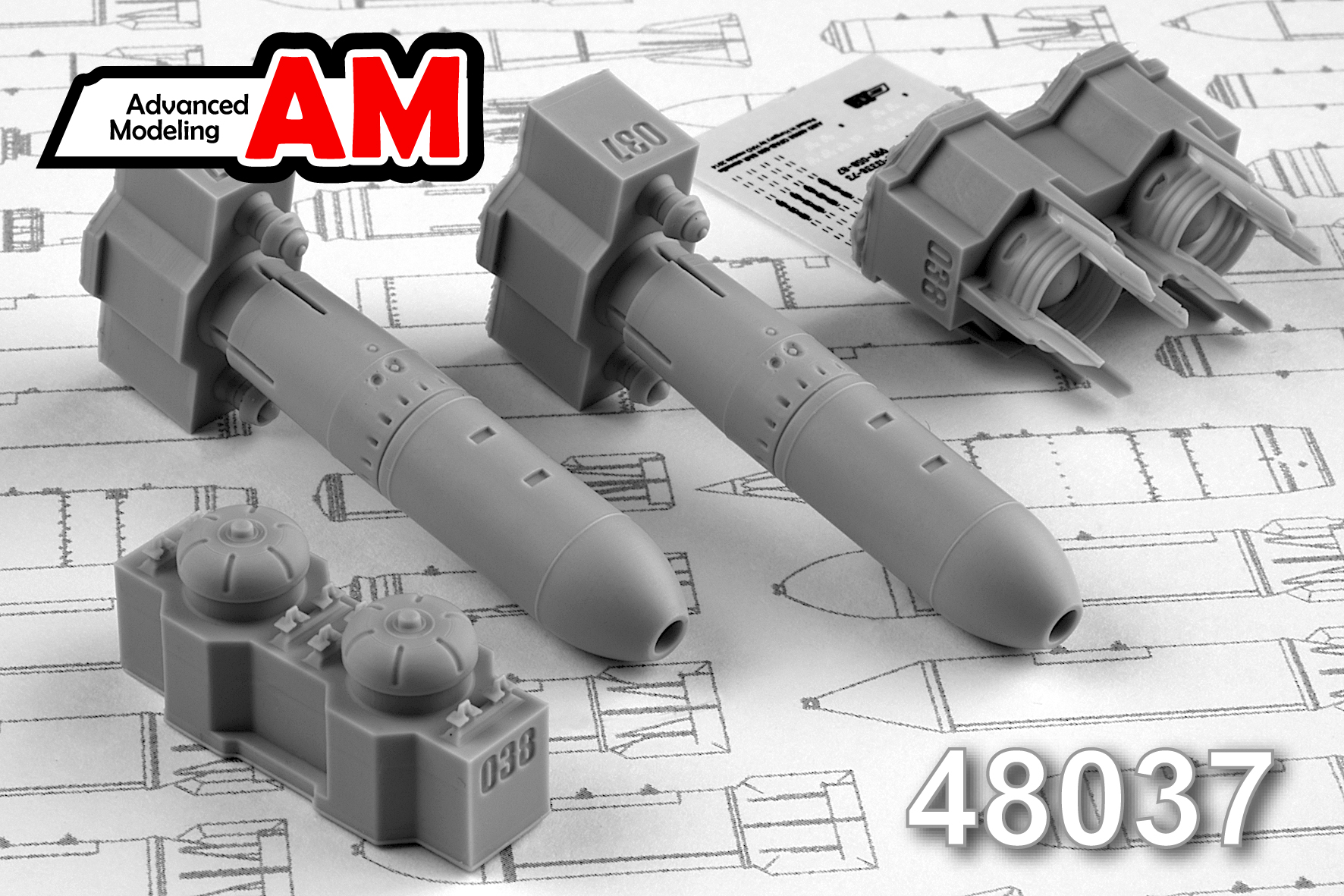 Additions (3D resin printing) 1/48 Fab-500ShR  (Advanced Modeling) 