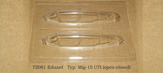 Vacu Canopy 1/72 MiG-15 UTI (EDU) (Rob Taurus)