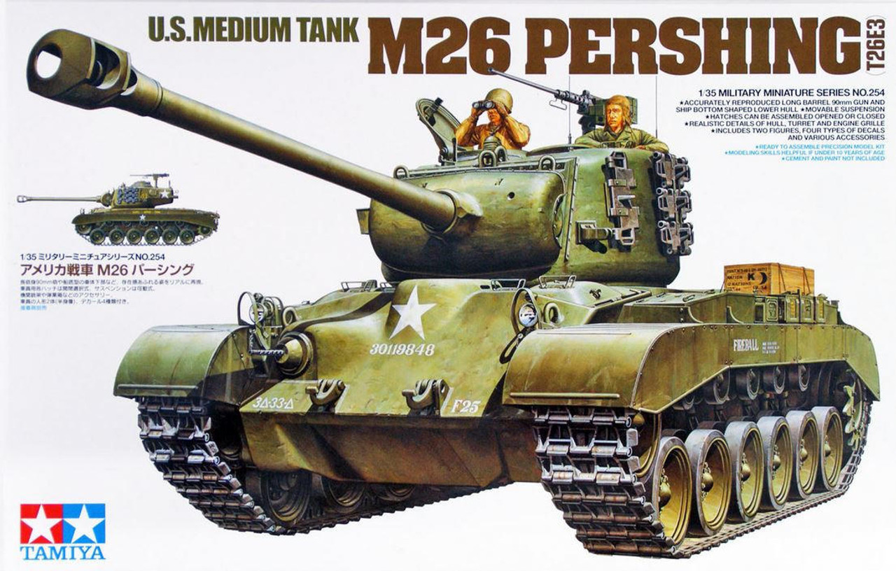 Model kit 1/35 М26 Pershing (Т26Е3) (Tamiya)