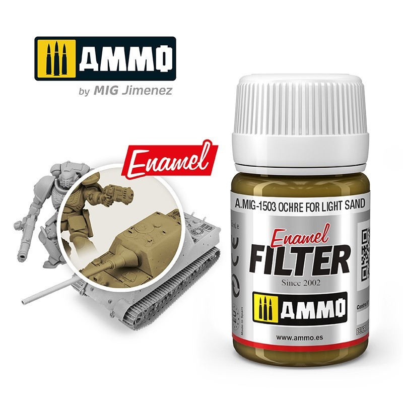 FILTER Ochre for Light Sand (35mL) (Ammo Mig)