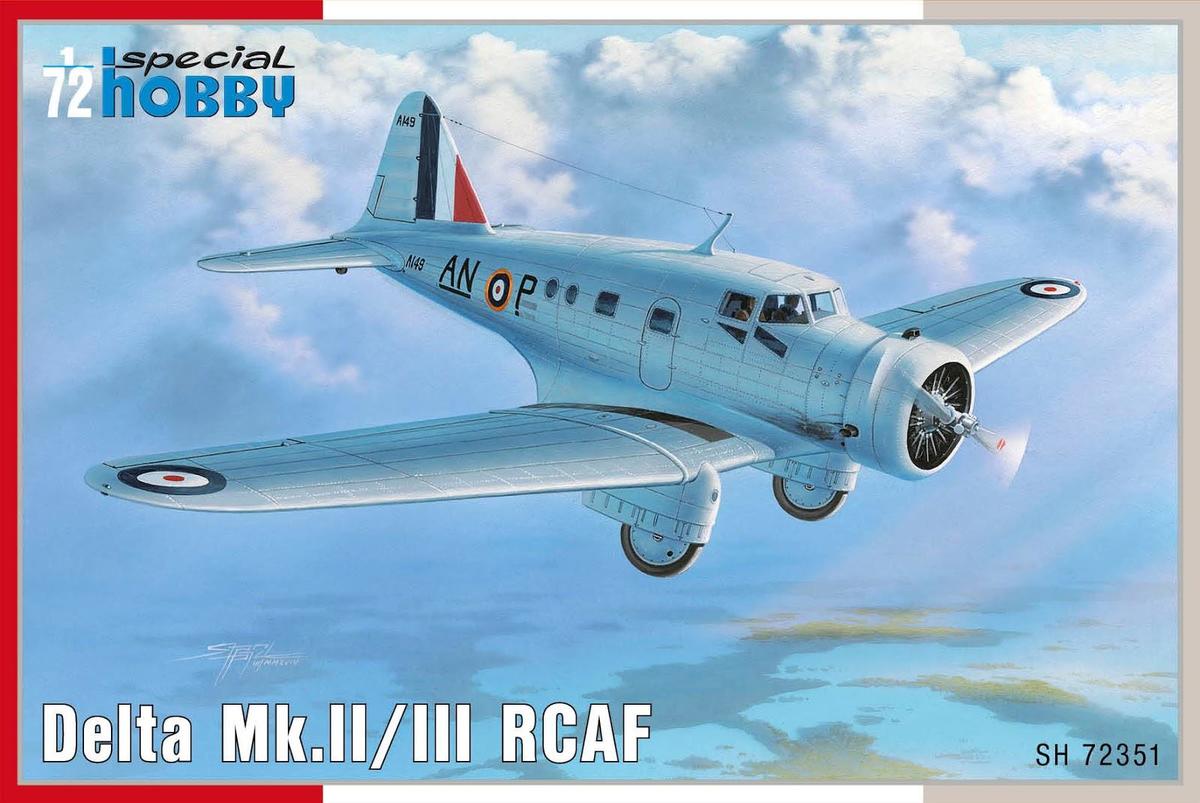 Model kit 1/72 Delta Mk.II/III RCAF (3x camo) (Special Hobby)