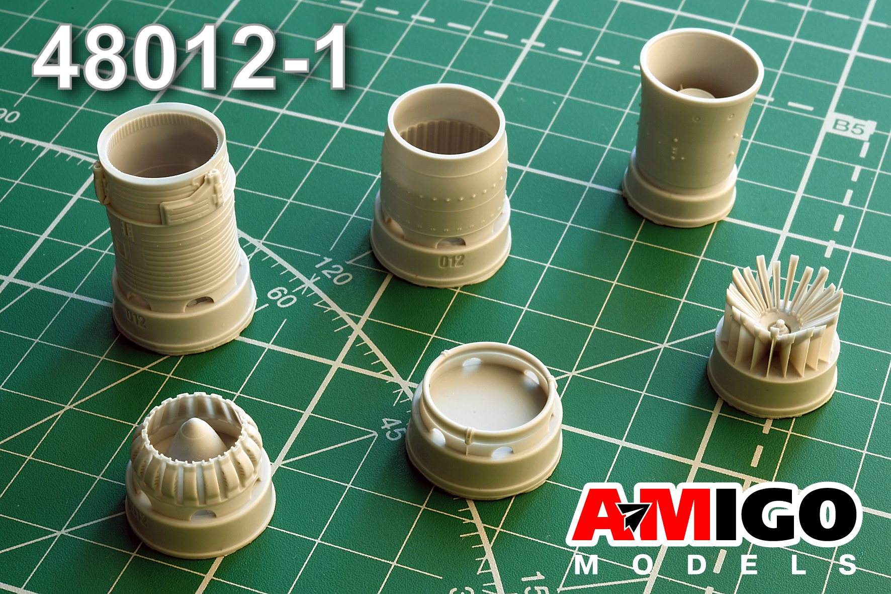 Additions (3D resin printing) 1/48 Engine jet nozzle R11F2-300 MiG-21M/ MF/ PFM, MiG-21S, MiG-21R (Amigo Models)