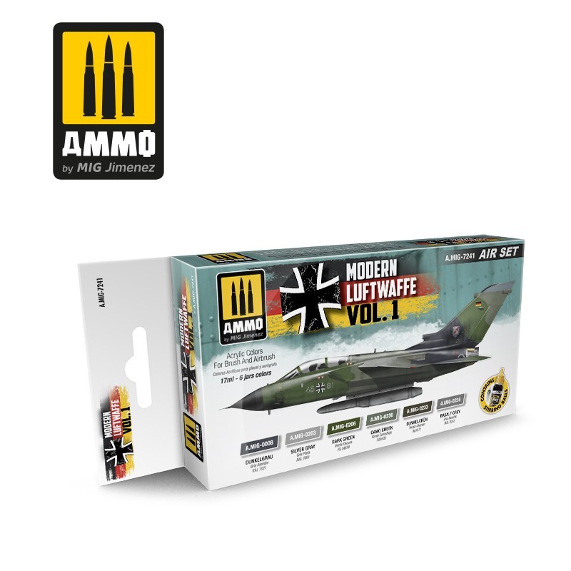 Modern Luftwaffe Vol. 1 Set (Ammo Mig) (6x17ml) 