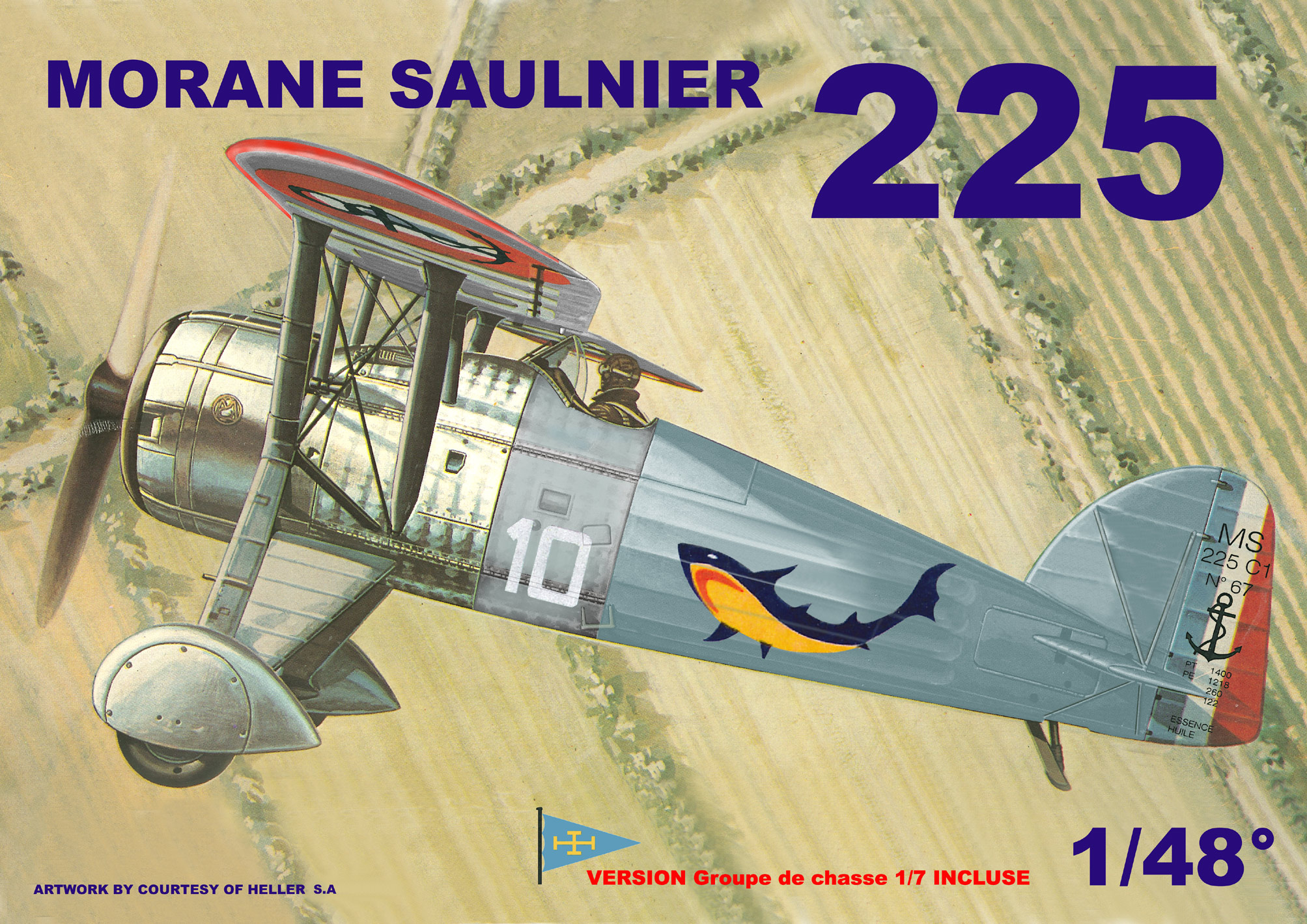 Model kit 1/72 Morane-Saulnier MS.225 (Mach 2)