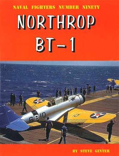 Aircraft books Northrop BT-1 Dive Bomber, 89-pages (Naval Fighters)  