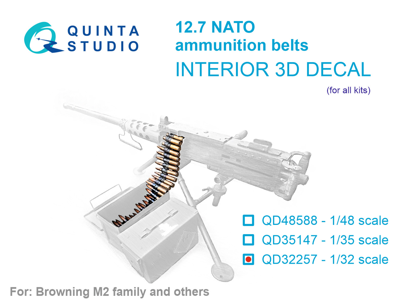 NATO 12.7 ammunition belts (All kits) 