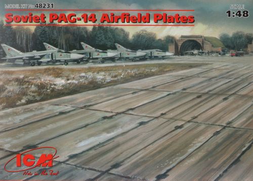 Diorama bases 1/48 Soviet PAG-14 Airfield Plates (ICM) 