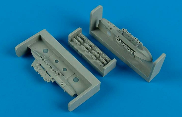 Additions (3D resin printing) 1/48 U.S.Navy Triple ejector bomb rack TER-7 (A/A37B-5) 