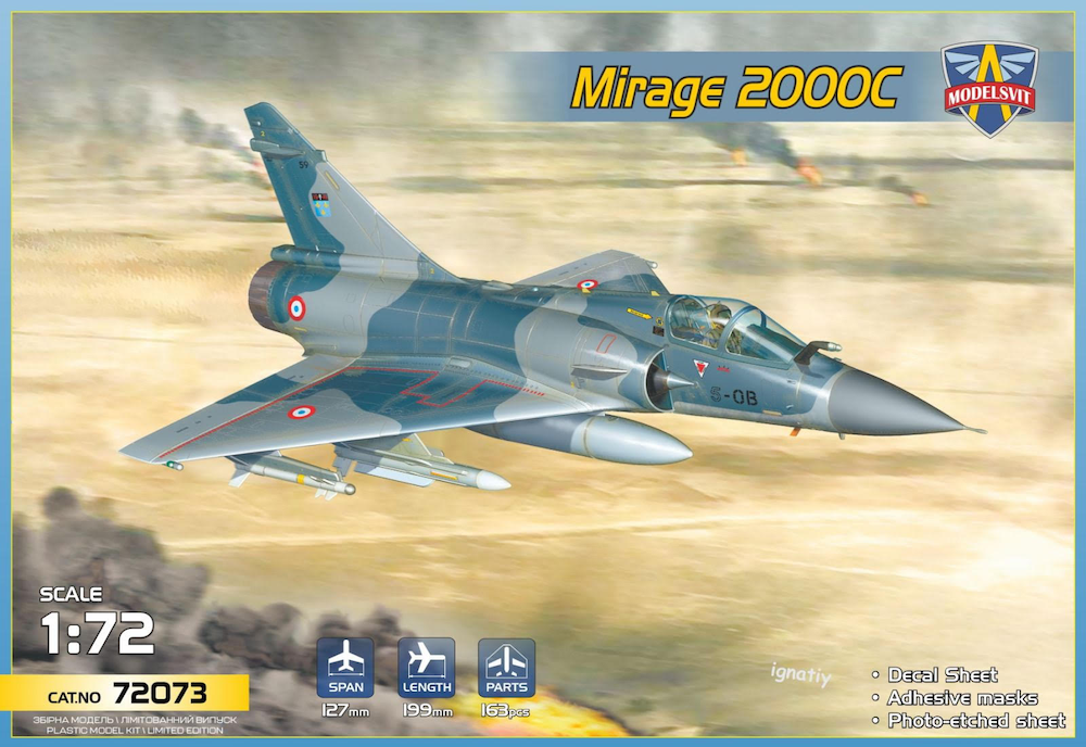 Model kit 1/72 Dassault Mirage 2000C (Modelsvit) 