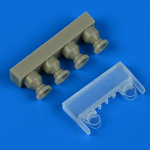 Additions (3D resin printing) 1/72 Beriev Be-12 landing lights (designed to be used with Modelsvit kits)