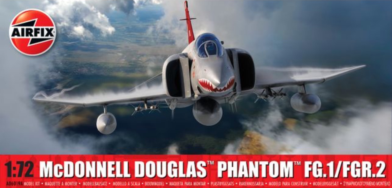 Model kit 1/72 McDonnell-Douglas FG.1/FGR.2 Phantom (Airfix)