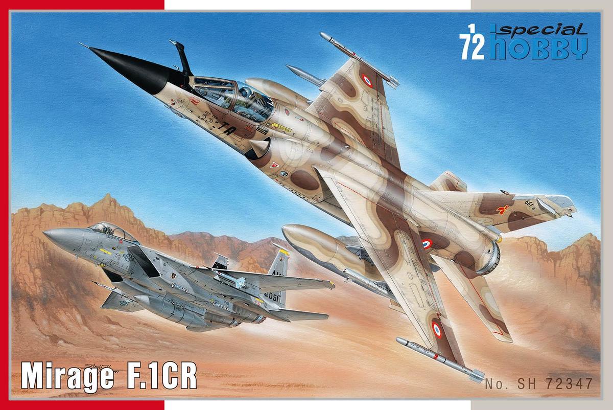 Model kit 1/72 Mirage F.1CR (3x camo) re-issue (Special Hobby)