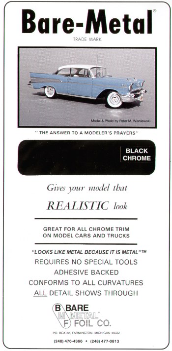  BARE METAL FOIL Black Chrome (self adhesive)