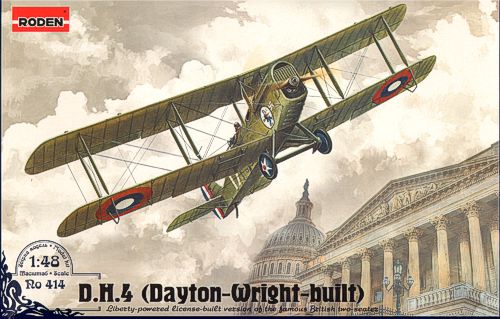 Model kit 1/48 Airco DH.4 (USA) (Dayton-Wright built)[de Havilland] (Roden)