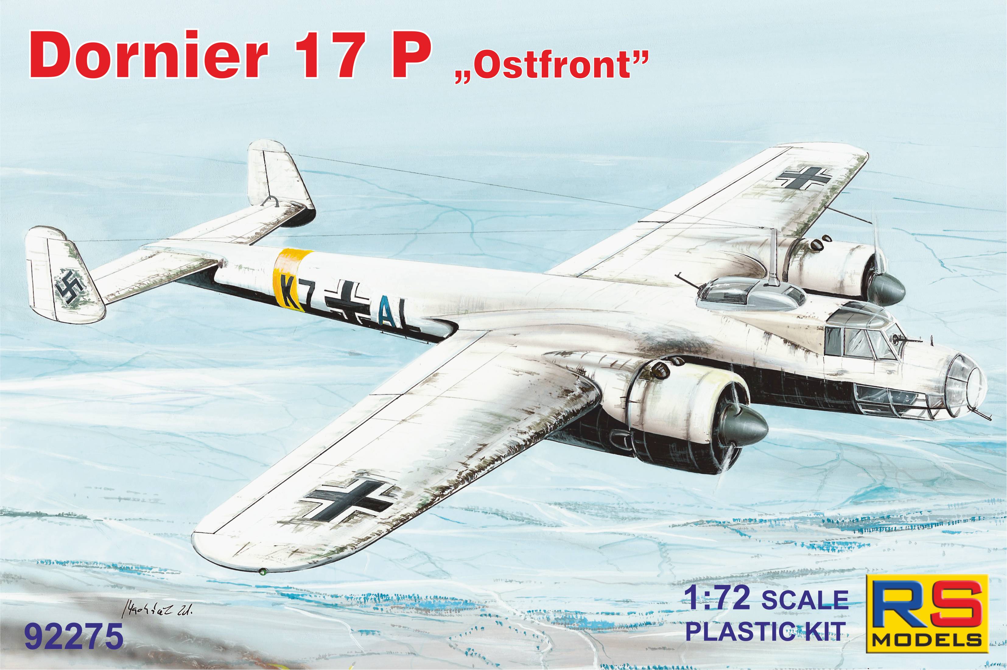 Model kit 1/72 Dornier Do-17P (RS Models)