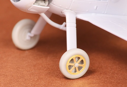 Additions (3D resin printing) 1/72 Gloster Gladiator Mk.I/Mk.II wheel set (spoked) (designed to be used with Airfix kits)