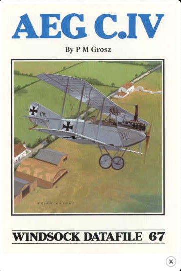 Aircraft books AEG C.IV (Albatros Productions)